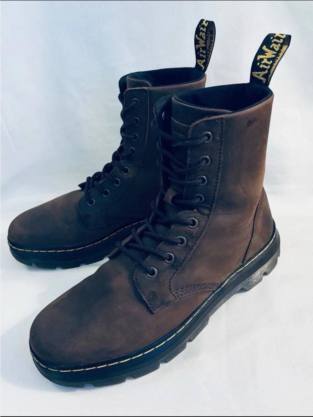 Dr. Martens Combs Crazy Horse Leather Boots